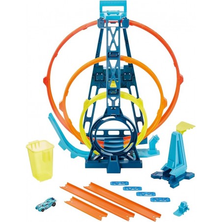 Hot Wheels Track Builder Triple Loop Kit